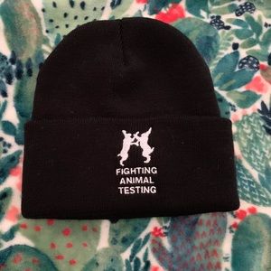 LUSH cosmetics beanie